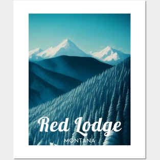 Red Lodge ski - Montana Posters and Art